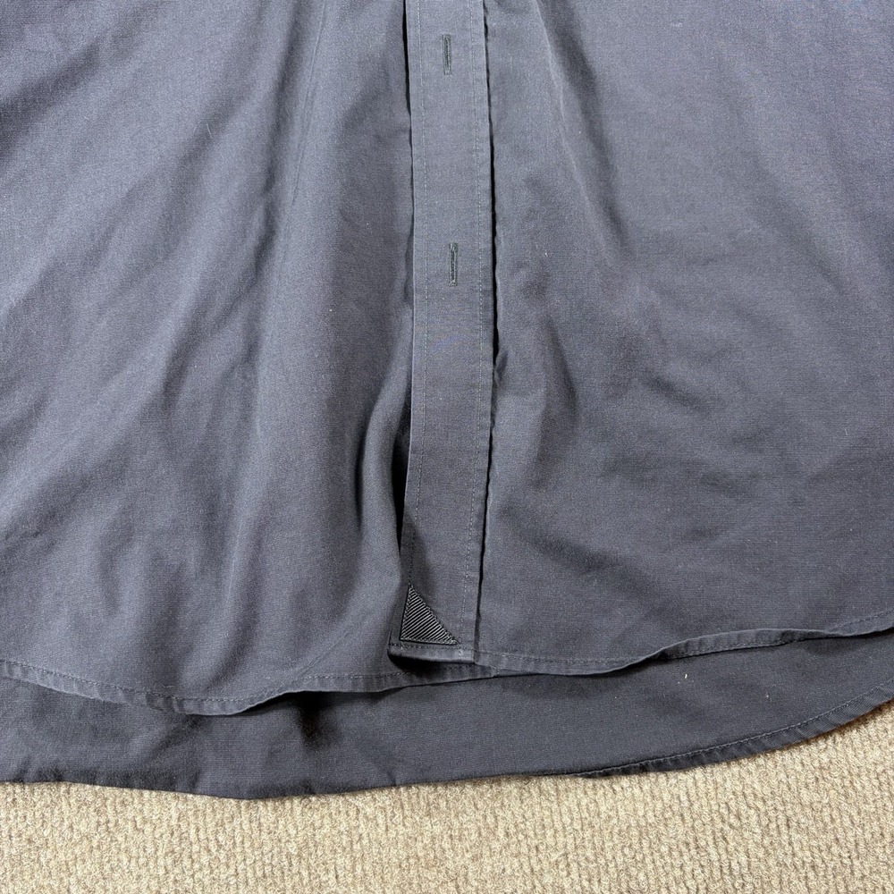 UNTUCKit Men X-Large Button Front Shirt Black Minimalist Business Casual Preppy - Picture 6 of 7